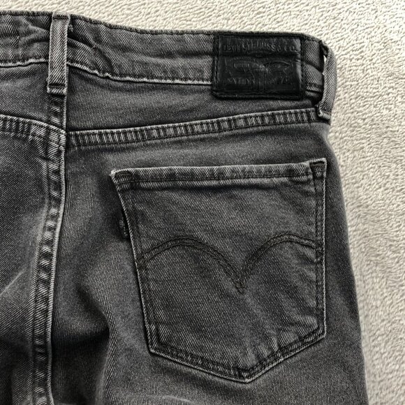 Levis Womens 711 Jeans Size 25 Skinny Leg Ankle Chic Gray Denim Casual Classic - Picture 10 of 14